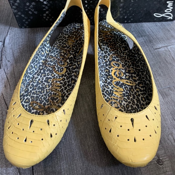 sam edelman yellow flats